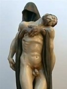 Igreja Católica choca fiéis ao expor estátua de Jesus Cristo nu com pênis a mostra