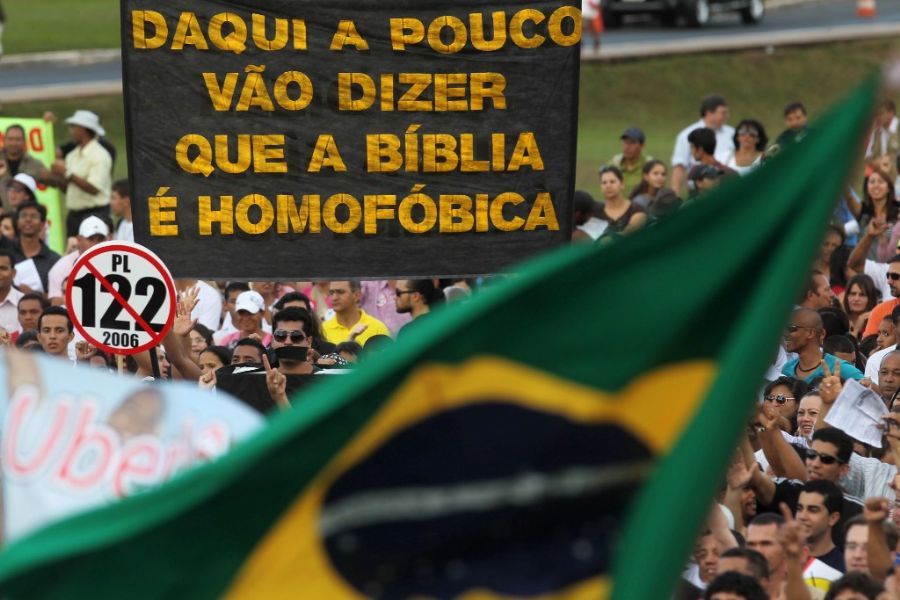 manifestacao contra plc 122 3 Saiba como foi o protesto e manifestação contra a PLC 122 organizada pelo Pastor Silas Malafaia em Brasília