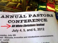 Igreja causa polêmica ao promover conferência de pastores exclusiva para brancos