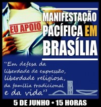 Assista aqui AO VIVO a Manifestação Pacífica em Brasília pela Família organizada pelo Pastor Silas Malafaia