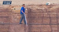 Acrobata atravessa Grand Canyon sobre um cabo de aço e testemunha sua fé em Jesus ao vivo na TV; Assista