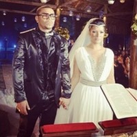 Funkeiro Naldo Benny e Mulher Moranguinho se casam em cerimônia evangélica no Rio