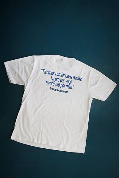 Camiseta do kit de brinde a eleitores evangélicos cadastrados
