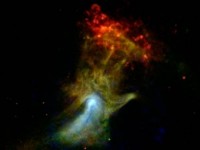 Telescópio da NASA flagra imagem da “mão de Deus” no espaço, após explosão de estrela