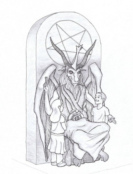 monumento satanista