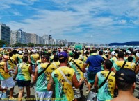 Com Thalles e André Valadão, Bola de Neve faz evangelismo na praia durante o carnaval: “120 pessoas batizadas”