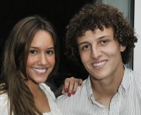 David Luiz e sua namorada, Sara