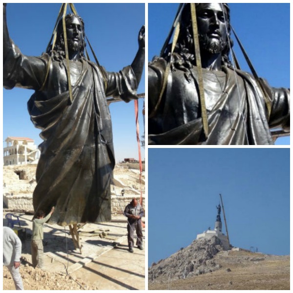 estatua de jesus siria