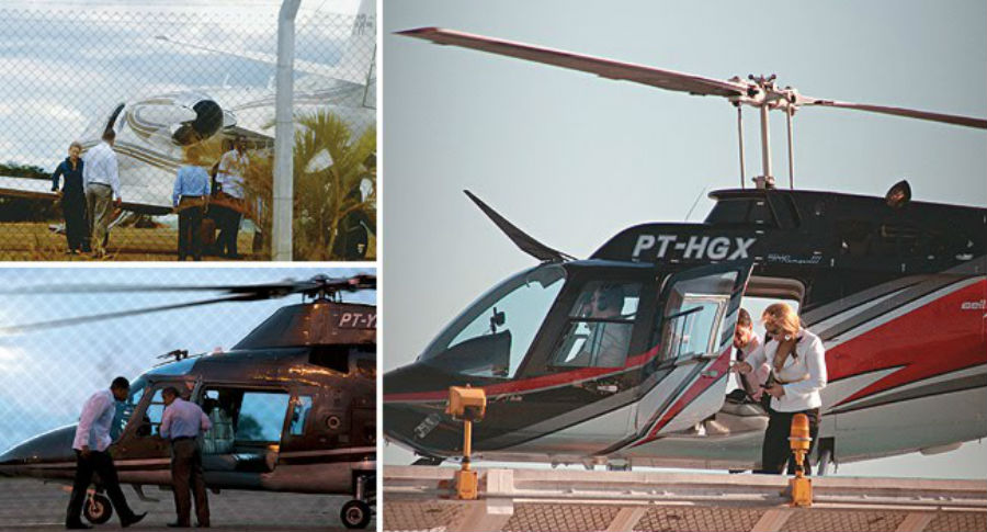 Bispo da Assembleia de Deus chega de helicóptero no Lazer - Gazeta
