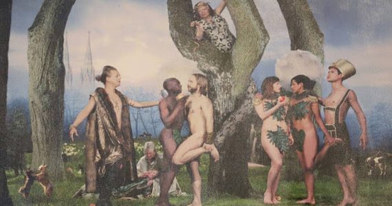 Pintura com figuras gays no lugar de Adão e Eva é exibida em igreja