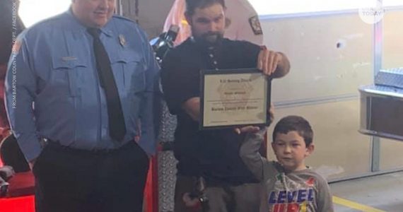 Criança de 5 anos se torna herói após salvar a família de incêndio