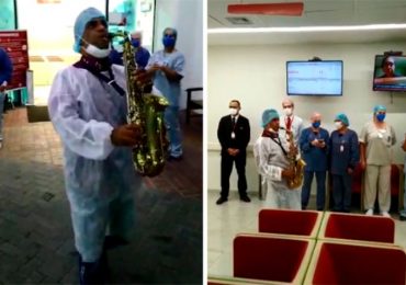 Vídeo que mostra pastor tocando sax em hospital viraliza: “Aqueceu o coração"
