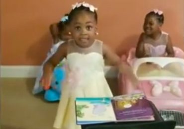 Vídeo com menina de 4 anos pregando para as irmãs viraliza no Facebook