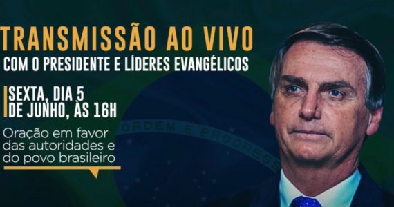 Bolsonaro receberá líderes evangélicos para oração em clamor pelo Brasil