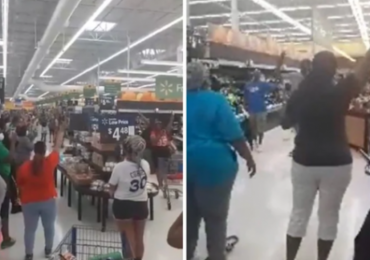 Cristãos param no supermercado para louvar a Deus contra o racismo
