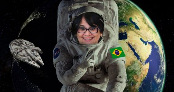 Damares Alves ironiza rumor sobre indicação a vaga do STF: ‘Quero ser astronauta'