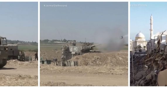 Israel invade Gaza por terra para tentar interromper lançamento de foguetes do Hamas