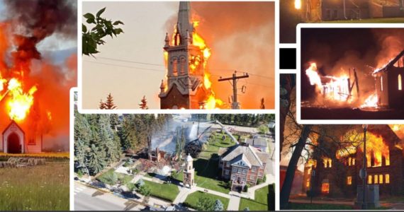 Onda anticristã no Canadá já registra 45 igrejas incendiadas por terroristas