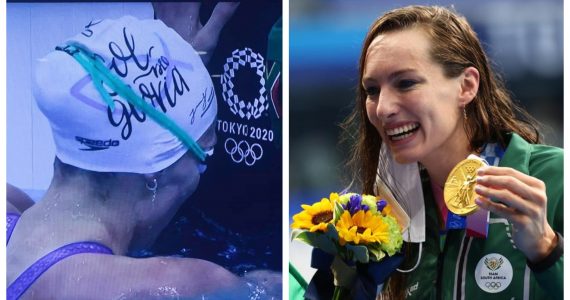 Nadadora que bateu recorde olímpico usou touca com frase da Reforma Protestante: Soli Deo Gloria