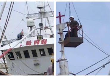 Pescadores cristãos forçados a remover cruzes de barcos por autoridades chinesas