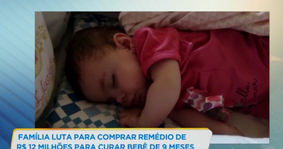 Família de bebê de 9 meses com Atrofia Muscular Espinhal faz campanha para custear tratamento
