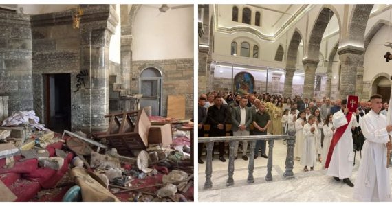 Iraque: após 8 anos, cristãos retomam culto em igreja que foi destruída pelo Estado Islâmico