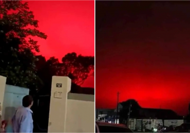 Sinal apocalíptico? Céu vermelho-sangue na China aterroriza a população