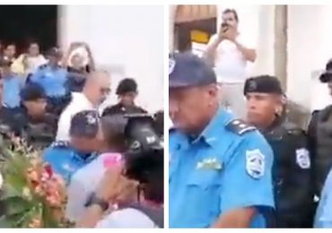Vídeo mostra policiais impedindo fiéis de irem à igreja por ordem do ditador da Nicarágua