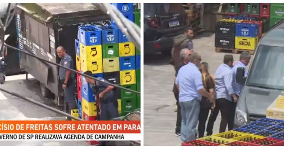 Candidato ao governo de SP, Tarcísio sofre atentado a tiros ao visitar comunidade