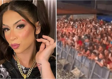 Suplente denuncia MC Pipokinha por show lotado de crianças