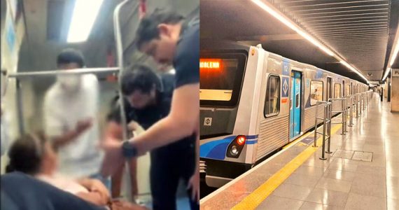 Mulher é expulsa de metrô após criticar casal homossexual