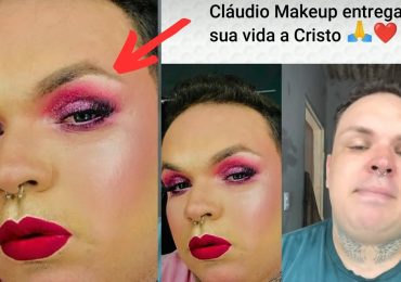 Maquiador Cláudio Makeup anuncia conversão a Deus