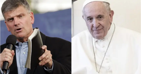 Franklin Graham rebate o Papa: 'Bênção não salvará ninguém do julgamento de Deus'