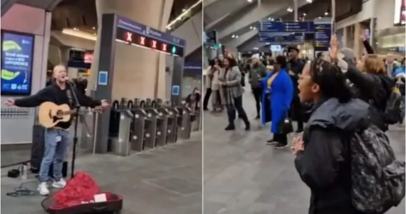 'Jesus está em movimento!': pessoas param para louvar a Deus em estação do metrô