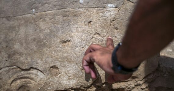 Marcas de 1.500 anos feitas por peregrinos cristãos em Israel são encontradas por arqueólogos