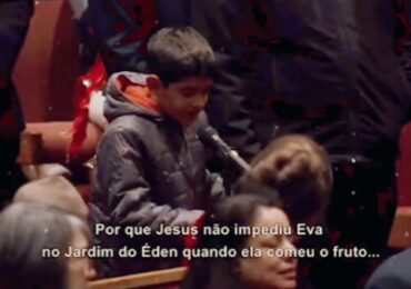 Pastor responde a menino que quis entender porque Deus não impediu Eva de comer o fruto