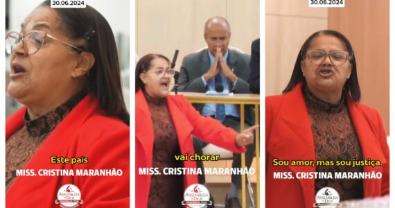 'O ai vai ser grande', profetiza missionária Cristina Maranhão sobre pecados nas igrejas