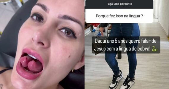 ‘Quero falar de Jesus com língua de cobra’, diz Andressa Urach sobre planos de abrir ‘igreja’