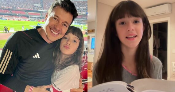 Aos 11 anos, filha de Rodrigo Faro emociona em testemunho: 'Recebi o Espírito Santo'